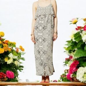EUC Vanessa and Virginia (Anthropologie) Patterned Maxi Dress Size 12